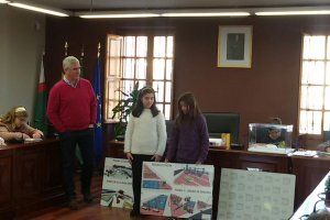 Participantes en el Pleno infantil huercalense