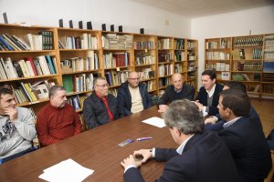 Encuentro con empresarios de Taberno.