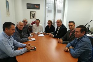 Reunión entre los vecinos y el Grupo Socialista