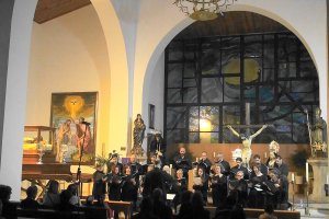 El Coro Ciudad de Almería, durante una actuación.