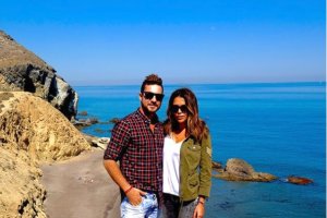 David Bisbal y Rosanna Zanetti, en Almería.