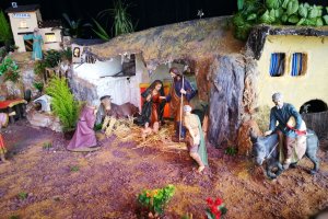 Belén en Garrucha, uno de los muchos que hay en la provincia.