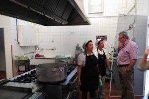 Imagen de archivo de la zona de cocina del Centro Municipal de Acogida.