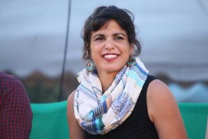 Teresa Rodríguez, secretaria general de Podemos en Andalucía.