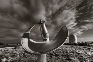Reloj solar en Calar Alto, Sierra de Filabres (2009).