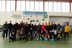 La familia del tenis de mesa en Roquetas.