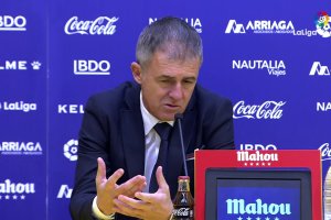 Esta es la cara que le quedó a Lucas Alcaraz en Alcorcón.