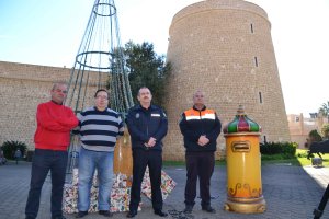 Presentación de las cabalgatas de Roquetas, en el Castillo de Santa Ana.