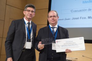 Entrega del premio de José Francisco Martínez.