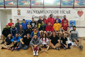 Ambiente genial con los participantes.