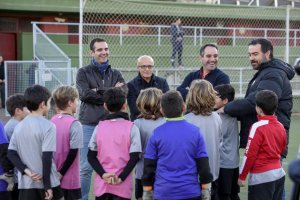 Pacheco con Antonio Valdivia y Juanjo Segura.
