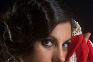 La bellísia cantaora almeriense María José Pérez