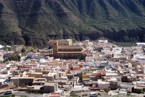 Vista general del municipio de Tabernas.