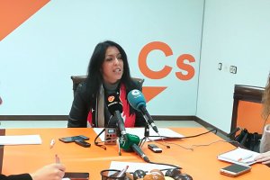 Bosquet, esta mañana en la sede de Ciudadanos.