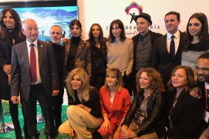 Foto en grupo tras el acto de la Diputación de Almería.