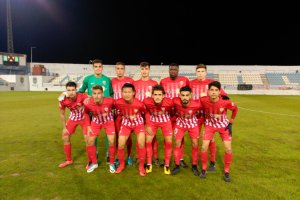 El once del filial en Motril.