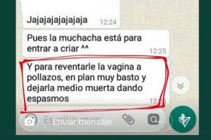 La chica ha subido a sus redes sociales las capturas de pantalla de los comentarios vertidos hacia ella.