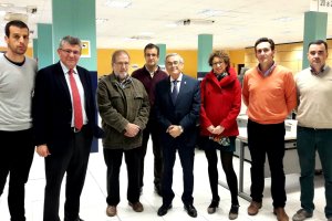 Visita del subdelegado de Gobierno.