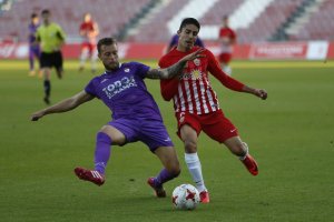 Darío Guti en el Almería B-Jaén.