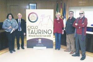 Presentación del ciclo taurino, ayer.