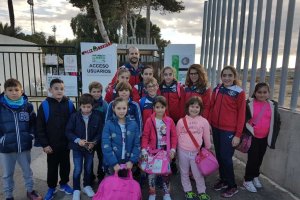 Los nadadores abderitanos en Almería.