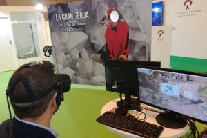 La visita virtual a la geoda ha tenido éxito en Fitur.