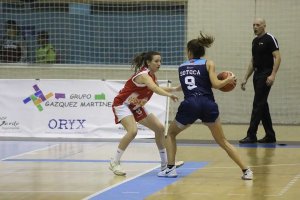 La jugadora almeriense en acción.