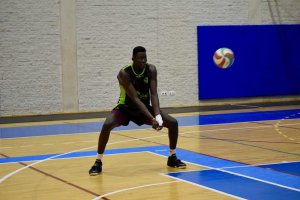 Pascal en la sesión de entrenamiento.