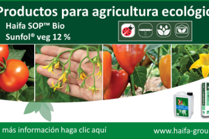 Cartel promocional de los nuevos productos de Haifa Iberia.