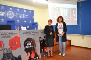 Presentación del nuevo ciclo de la Facultad Valente con María del Mar Ruiz e Isabel Giménez.