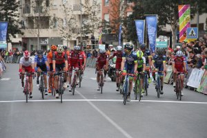 La llegada en Roquetas de Mar.