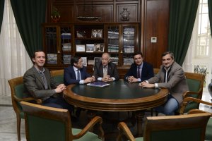 Reunión bilateral entre Diputación y la Consejería de Salud.