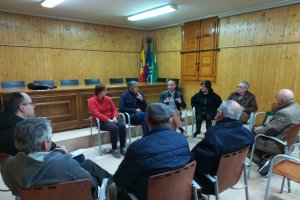 Reunión del delegado con empresarios de Los Vélez.