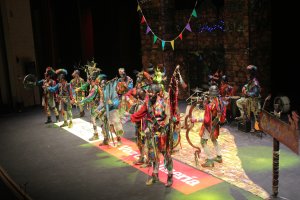 Comparsa Los Caricatos, La Dulce Derrota, tuvieron una muy buena puesta en escena.