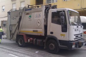 Camión de recogida de residuos del Consorcio Almanzora-Levante-Los Vélez.