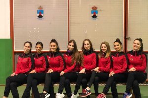 Las entrenadoras del Club Purpurina.