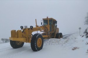 Imagen de esta mañana de la Diputación de Almería del Alto de Velefique.