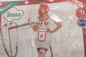 Este es el disfraz que Satse ha pedido ya que se retire del Alcampo.