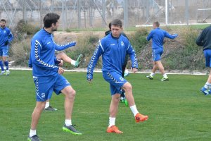 Entrenamiento del conjunto lorquino.