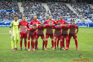 El Almería que jugó en el Nuevo Tartiere.