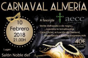 Cartel del carnaval benéfico organizado por Congresur.