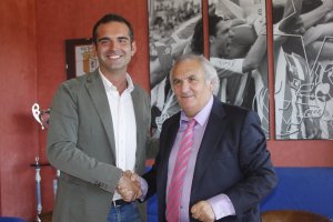 Fernández-Pacheco con Alfonso García.