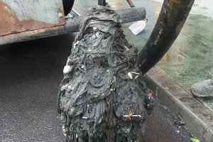 En un año se han retirado del alcantarillado medio millón de kilos de toallitas.