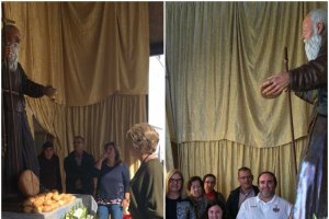 La imagen de Fray Leopoldo de Alpandeire en Roquetas.