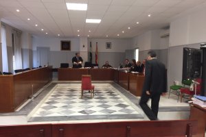 Comienzo del Juicio en la sala del jurado de la Audiencia Provincial de Almería