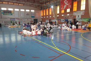 Judo en el pabellón de La Gangosa.