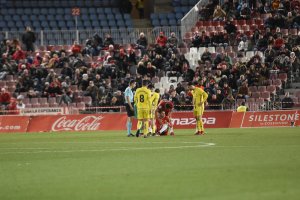 Momento de la lesión de Mandi.
