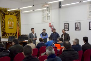 Reunión con los empresarios del polígono industrial.