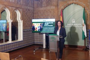 Gracia Fernández, esta mañana.