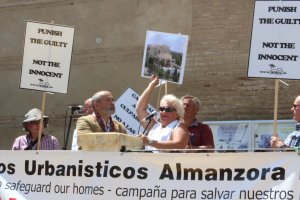 Los Prior en una manifestación en el año 2016.